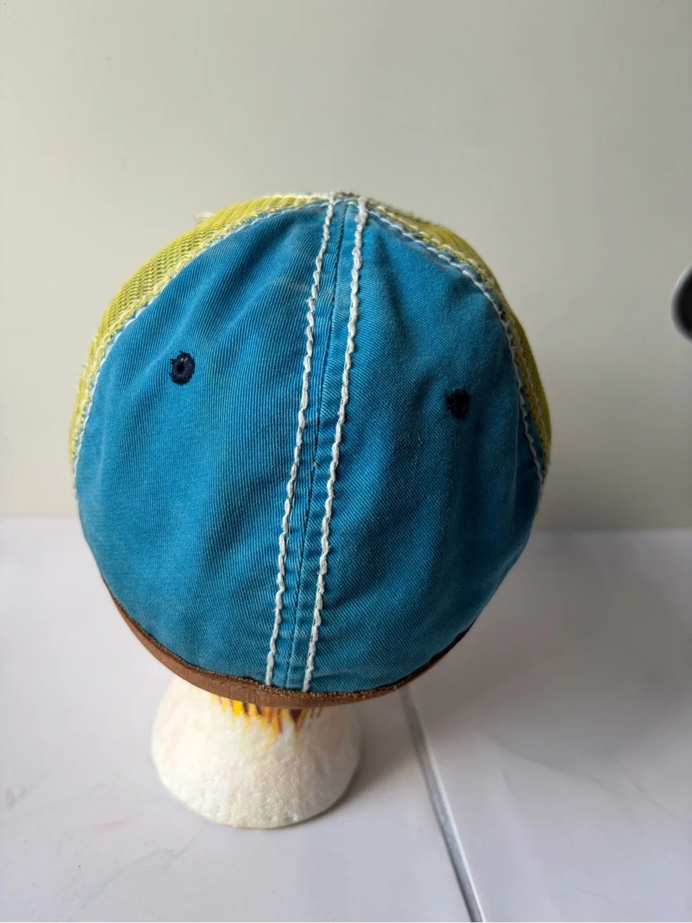 Vintage True Religion Newsboy Hat Driving Cap Distressed Patchwork